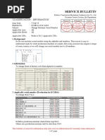 Service Bulletin: Classification: Information