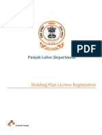 Building Plan License Registration: Punjab Labor Department