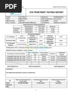 Dye Penetrent Testing Report: Silo-1 (SS-Vertical Stiffeners)