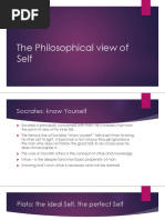 The Philosophical View of Self GEC 101