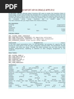 Oracle EBS Item Import API in Oracle Apps r12.2