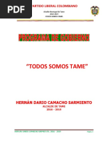 Programa de Gobierno Tame 2016-2019 PDF