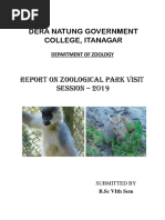 Report On Zoological Park Visit-2