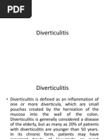 Diverticulitis