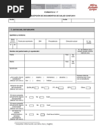 Formato 1 Ficha de Recepcion de Documentos de Salud