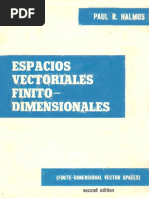 Espacios Vectoriales Finito Dimensionales PDF