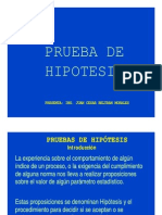 Introducción A Las Pruebas de Hipótesis