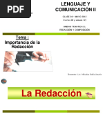 Importancia de La Redaccion