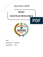 Buku Susunan Pengurus Desa Siaga Aktif