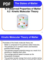 6 1 and 6 2 Matter and Kinetic Mole Theory