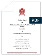 Utilization of Dimensionless Variables in Well Testing