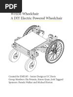 Electric Wheel Chair Drawings PDF