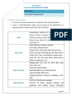 Chapter: 3.12 File Handling in Linux Topic: 3.12.1 Hardware and Software Requirements