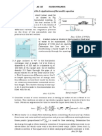 Tutorial No.5-Applications of Bernoulli's Equation: AE 225 Fluid Dynamics