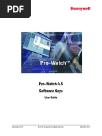 Pro-Watch 4.5 SoftwareKeys External User Oct 25 2018 PDF