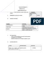 Ficha de Actividad Costura