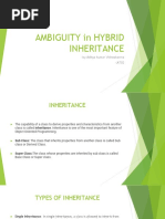 Ambiguity in Inheritance