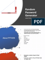 Random Password Generator