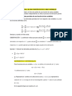 Derivada Parcial de Una Función de Dos o Mas Variables