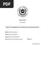 Efectos de La Globalización en El Mercado Común Centroamericano