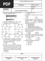 Taller Decimales PDF