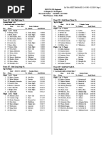 2019 UIL 5A 6A Regional Heat Sheets 255pm