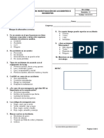 Examen de Investigación de Accidentes e Incidentes