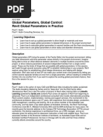 Class Handout AS121828 Global Parameters Global Control Revit Global Parameters in Practice Paul Aubin