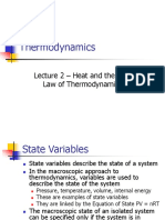 Thermodynamics: Lecture 2 - Heat and The First Law of Thermodynamics