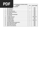 List of Components of Collection Chamber Sr. No. Description Qty Scope of Supply Collection Chamber Components