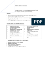 Emergency Treatment of Head Injuries