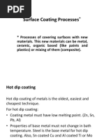 Hot Dip Coating, Cladding