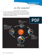 What Causes The Seasons?: Content Transparency #17A