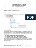 Ex - 7 Parametric Curves