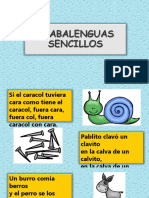 Trabalenguas Sencillos