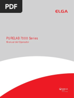 PURELAB 7000 Manual Del Operador MANU38745E - Issue 1 en Español