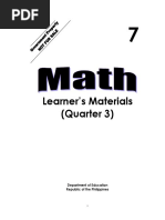 Mathematics Quarter 3 PDF