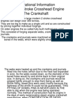 Operational Information The Two Stroke Crosshead Engine The Crankshaft