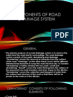 Components of Road Drainage System