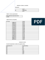 Tabulación de Datos y Resultados