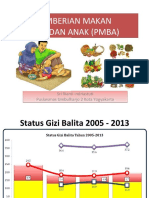 Pemberian Makan Bayi Dan Anak Pmba 2018