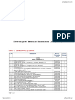 EM Waves & Transmission Lines