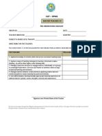 Cot - RPMS: Master Teacher I-Iv