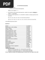 ACC103 Mid Term Revision Question 2019