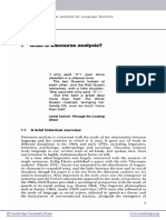 Discourse Analysis For Language Teachers Sample - McCarthy