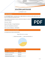 Bilan Patrimonial Exemple PDF