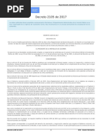 Decreto 2105 de Dic 14 de 2017 - Modifica Parcialmente Al Decreto 1075 Del 26 de Mayo de 2015