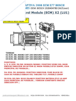 Conector 2 Ecu Captiva Bosch 58 Vias Alimentaciones