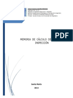 Memoria de Calculo de Pozo de Inspeccion PDF