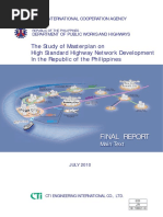 Jica-Dpwh Study of Masterplan On High Standard Highway Network Development in PH PDF